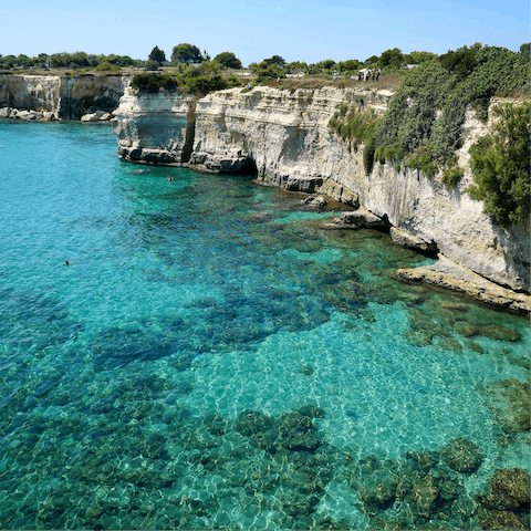 Explore the stunning sights of the Puglian coast