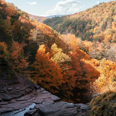 Experience the awe-inspiring beauty of the Catskill Mountains