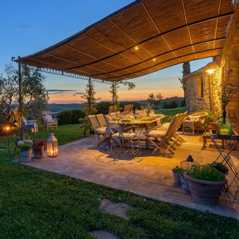 Spend long summer nights on the terrace