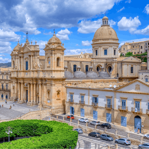Take a day-trip to historic Noto – the baroque architecture is incredible