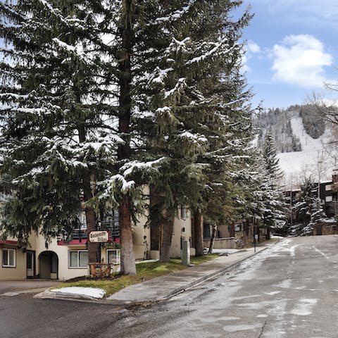 Just one block from Aspen's historic Lift 1A