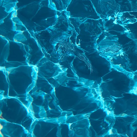 Take a refreshing swim in the communal pool