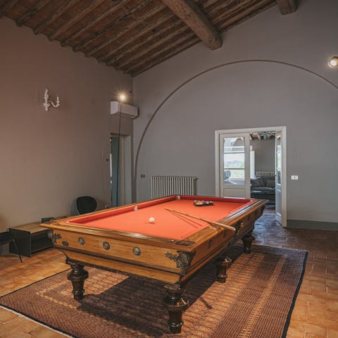 Embrace friendly-competition in the games room 