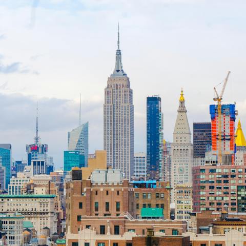 Be inspired by New York's iconic sights from this central location