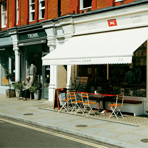 Discover Marylebone's coffee shops and eateries