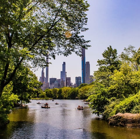 Hop on the subway to the diverse landscapes of Central Park