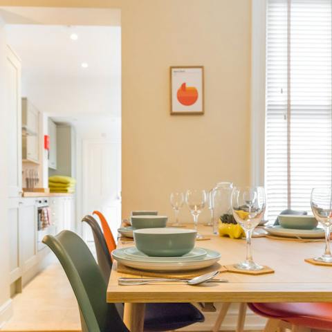 Make the most of the dining room and gather everyone together for a meal