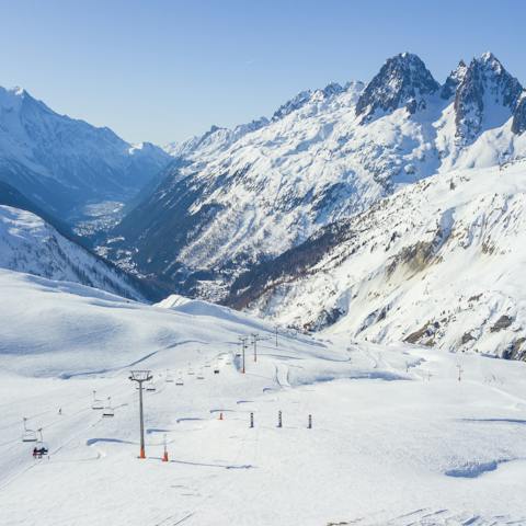 Spend a day on the slopes – Les Grands Montets ski lift is just a seven-minute drive away