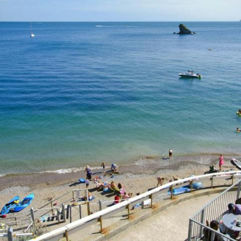 Be on Torquay's sea and sand in seconds