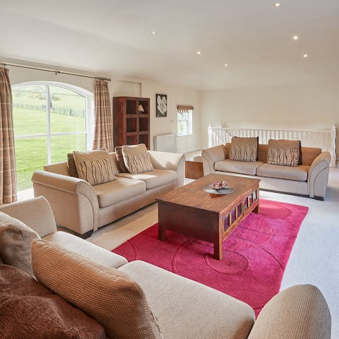 Have fun together on family evenings in the large lounge area