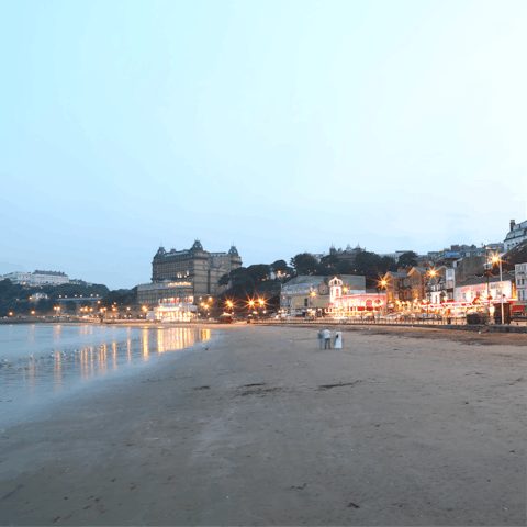 Explore stunning Scarborough, boasting quaint pubs and cafes, and a lovely beach