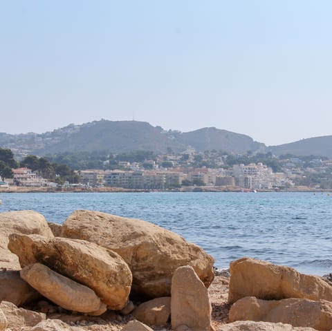 Visit the stunning beaches of Moraira and take a boat tour or try scuba diving