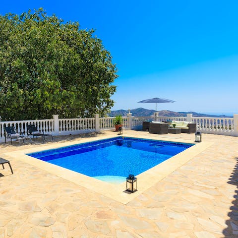 Cool off with a dip in the pool