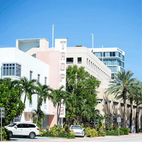 This home is located in Miami's inimitable Art Deco District