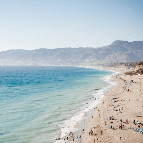 Stay beachside in Malibu, Los Angeles