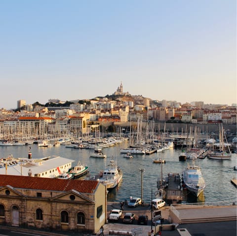 Take a day trip to Marseille and stroll around the Old Port