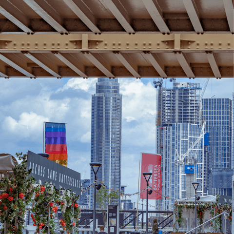 Hop on the tube and check out nearby Battersea Power Station