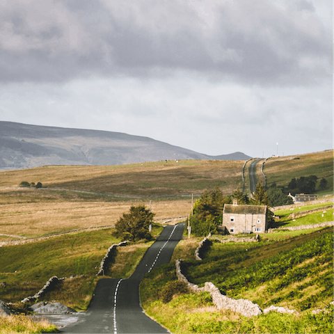 Hike, cycle and simply admire the stunning scenes of the Yorkshire Dales – just a fifteen–minute drive