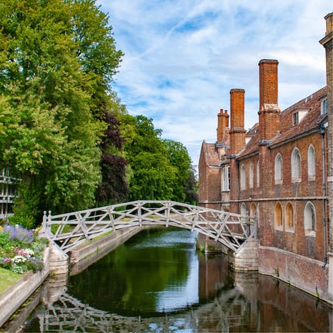 Hop in the car and head to Cambridge for a day trip – it's a forty-minute drive