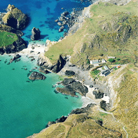 Visit charming Mullion Cove nearby