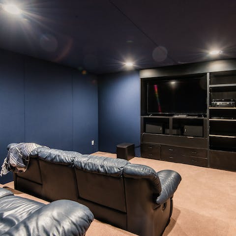 Grab the popcorn and settle in for a movie marathon in the cinema room