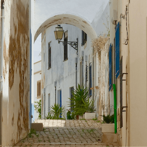 Take an afternoon stroll through the old town of Albufeira