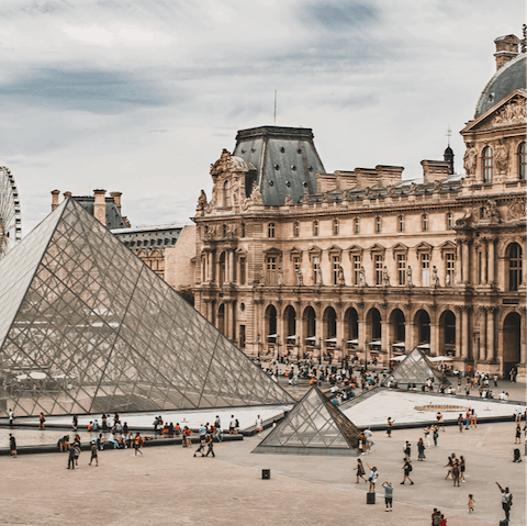 Spend a day among the incredible art at the Louvre (only four minutes from home)