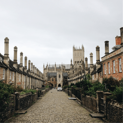 Pay a visit to the smallest city in England, its magnificent cathedral is just a fifteen-minute drive away