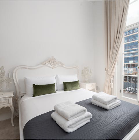 Wake up in the cosy bedrooms feeling ready to explore London