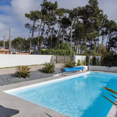 Make a splash in the private pool – the perfect way to cool off