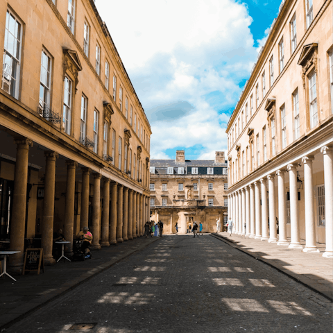 Explore the UNESCO World Heritage Site and city of Bath, a short drive away