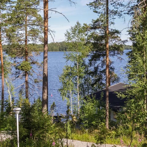 Stroll around the scenic  lake Saimaa