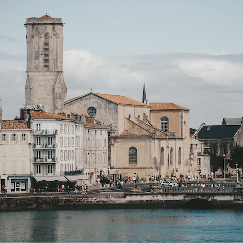 Take a day trip to La Rochelle – less than an hour's drive away