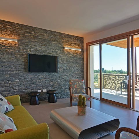 Experience a combination of rustic and contemporary design elements in this newly refurbished home