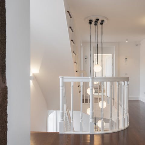 Prepare to make an entrance into the marble-clad foyer