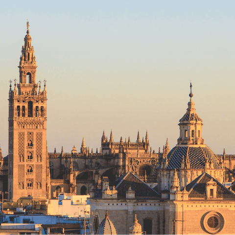 Feel inspired by the artistic beauty and architectural heritage of Seville