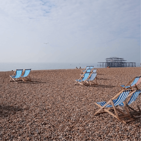 Enjoy the best of Brighton Beach, a five-minute walk from your doorstep