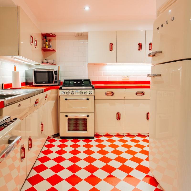 Cook your favourite meals in the quirky kitchen