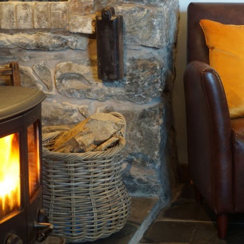 Curl up by the roaring fire with a hot chocolate to hand
