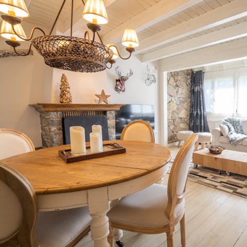 Come together for a tapas feast at the dining table