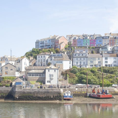 Look out over the picture-perfect fishing village of Brixham