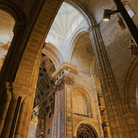 Visit Porto Cathedral, ten minutes away on foot