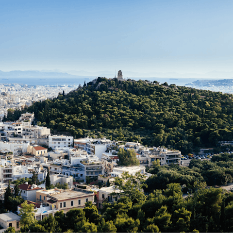 Ascend Mount Lycabettus by funicular railway
