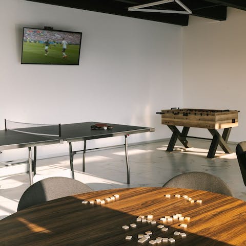 Have some fun in the communal games room after a busy day of sightseeing