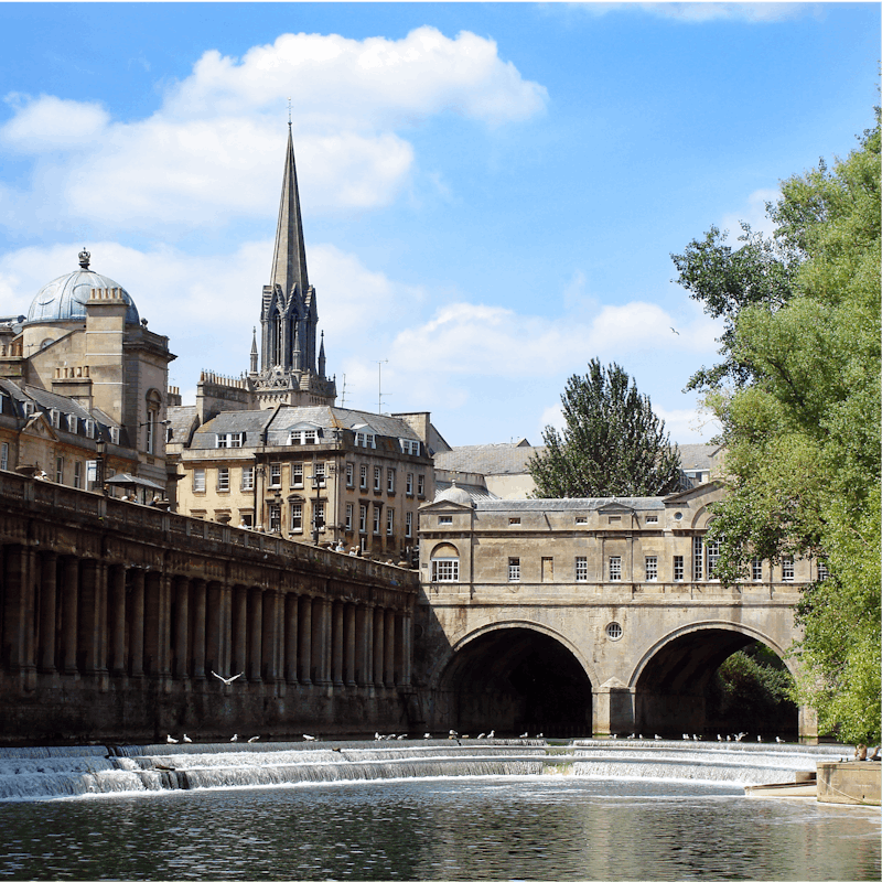 Take a trip to historic Bath, only thirty minutes away