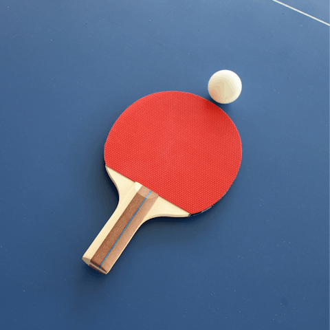 Spend some quality time with the kids over a game of ping pong