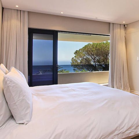 Wake up to idyllic sea views and feel the height of relaxation