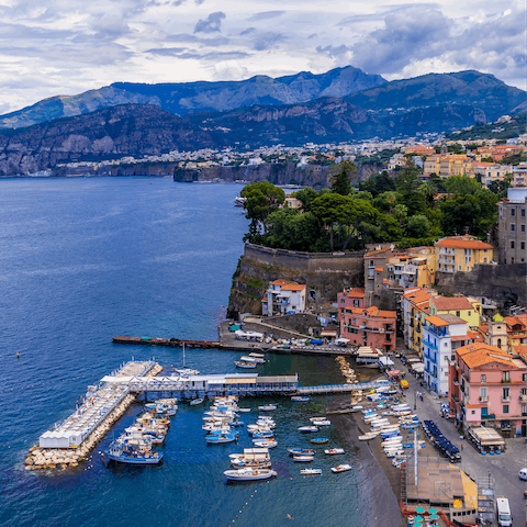 Make the most of your location on the Amalfi Coast of the Sorrento Peninsula