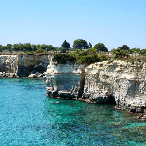 Explore beautiful Puglia, including its stunning coastline