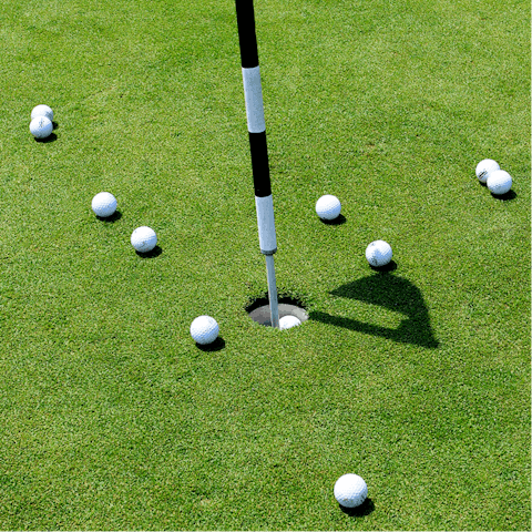 Have a few games of golf at one of the nearby golf courses, or take it easy at the local golf park